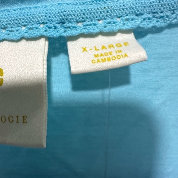 NWT Anthropologie Maeve Cady Puffed Sleeve Top Size XL 100% Cotton - Picture 4 of 6